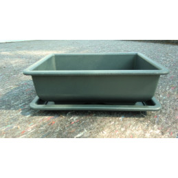 Plastová obdélníková zelená...